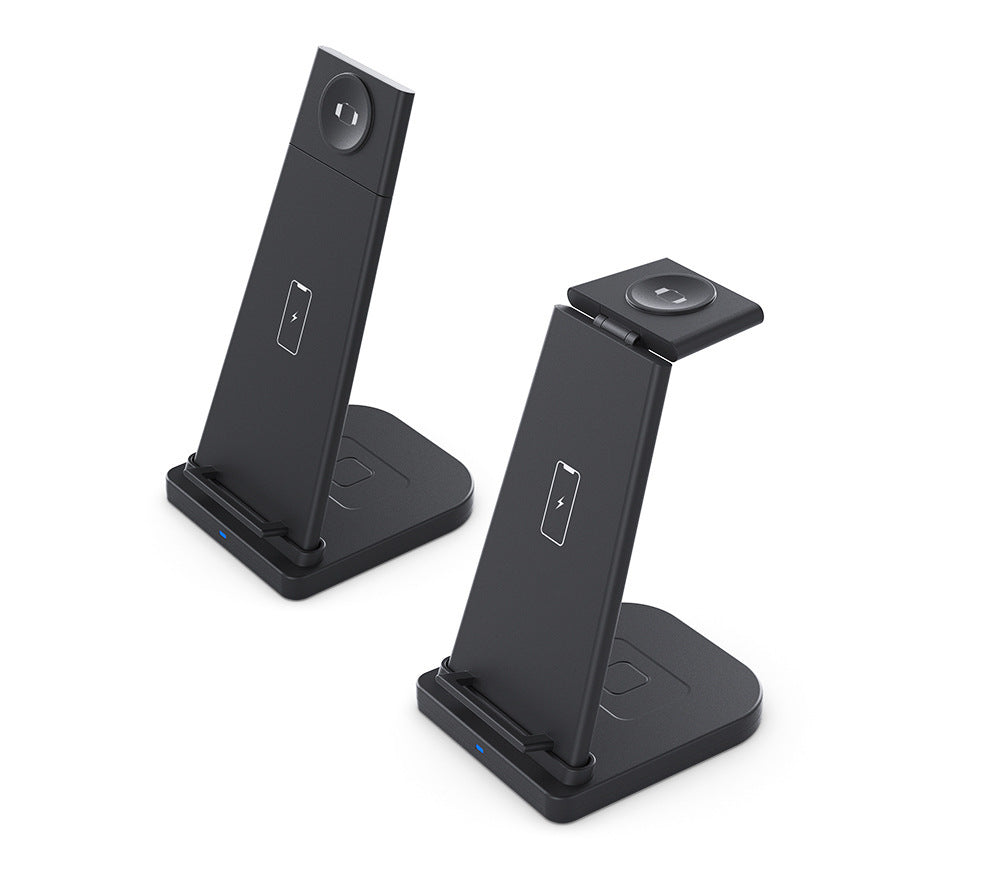 3-in-1 wireless charging station for phone, watch, and earbuds